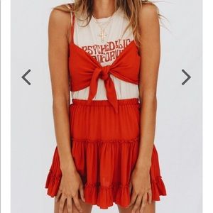 Matching orange set -verge girl